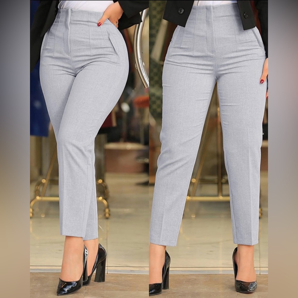 Chic Me High-Waisted, Tapered Ankle-Length Pants, NWOT.